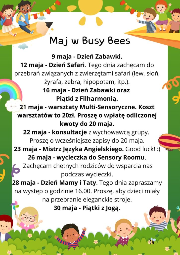 Maj w Busy Bees